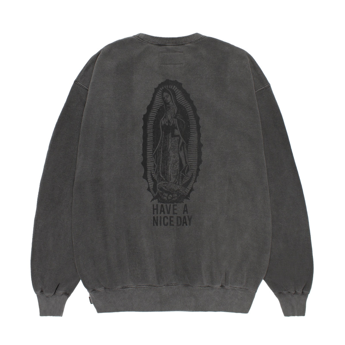 WASHED MIDDLE WEIGHT CREW NECK SWEAT SHIRT ( TYPE-2 )