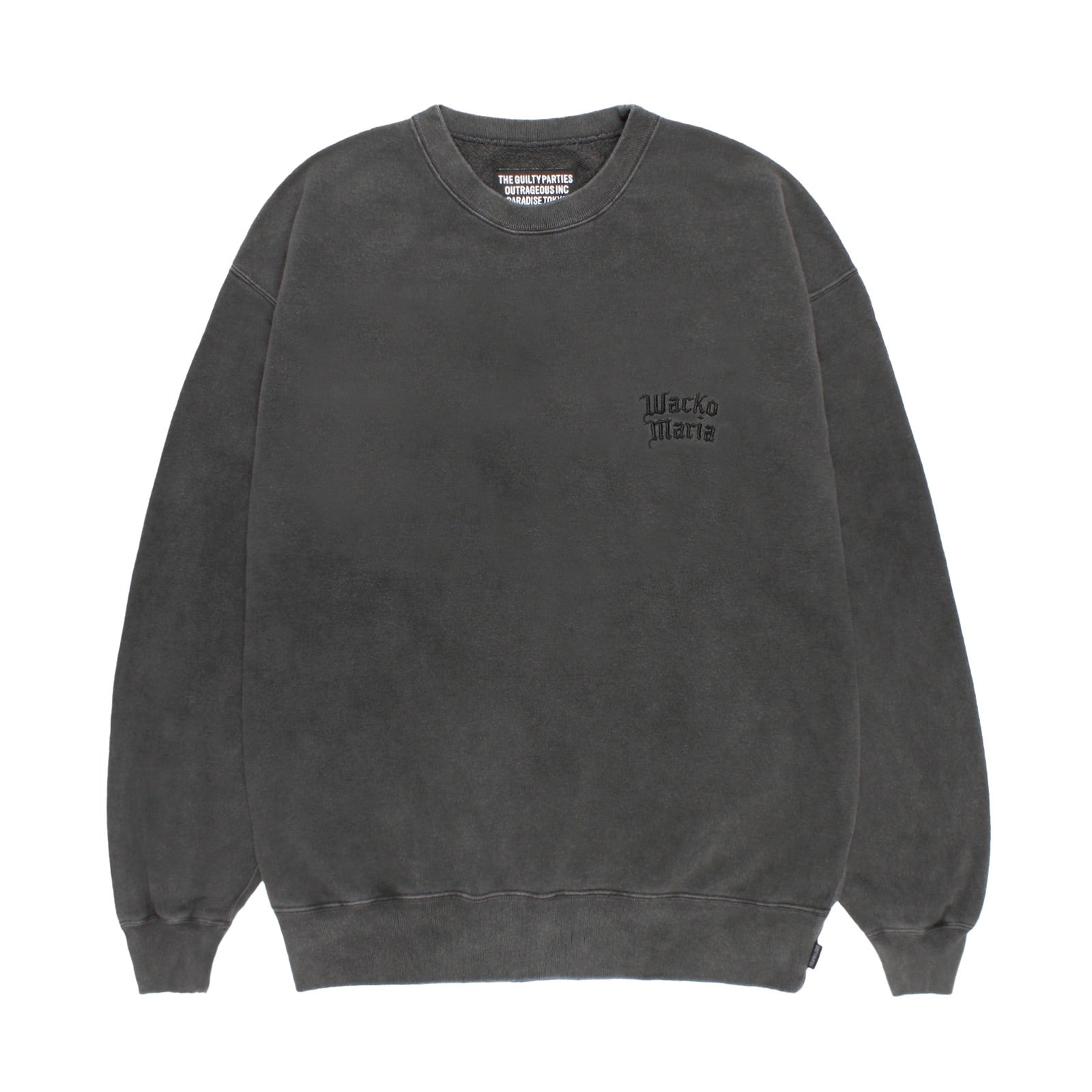 WASHED MIDDLE WEIGHT CREW NECK SWEAT SHIRT ( TYPE-2 ) – TIME AFTER