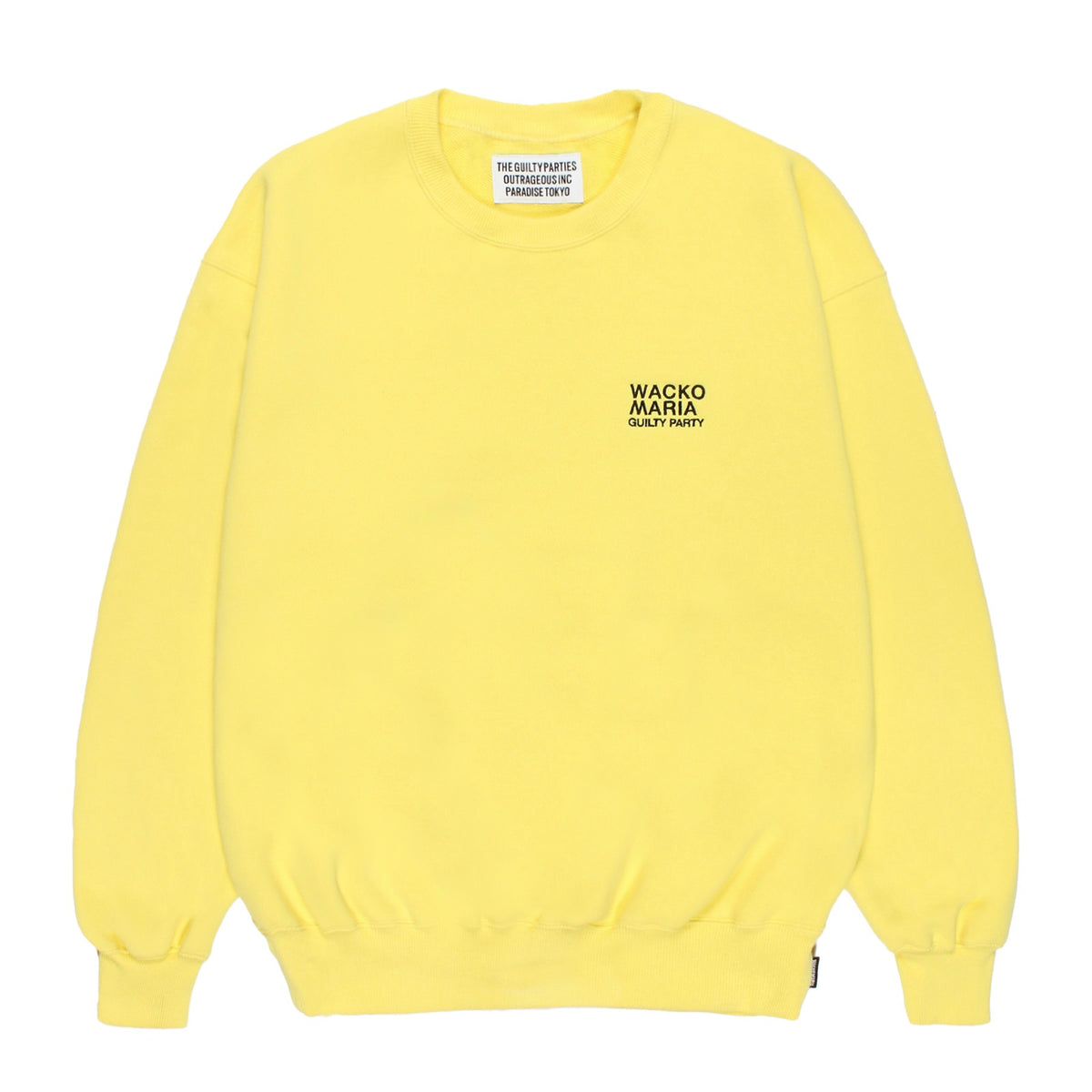 WASHED MIDDLE WEIGHT CREW NECK SWEAT SHIRT