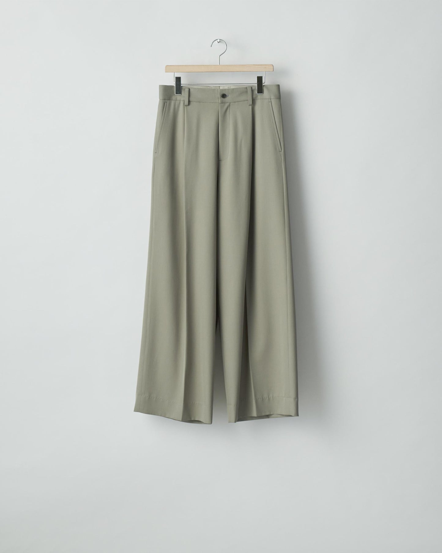 EXTRA WIDE TROUSERS TAUPE BEIGE