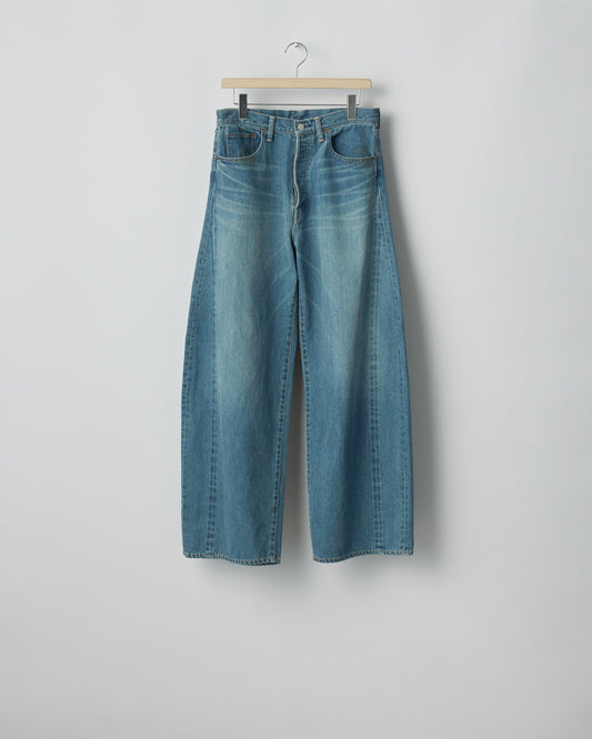 DEFORMATION WIDE DENIM JEANS INDIGO