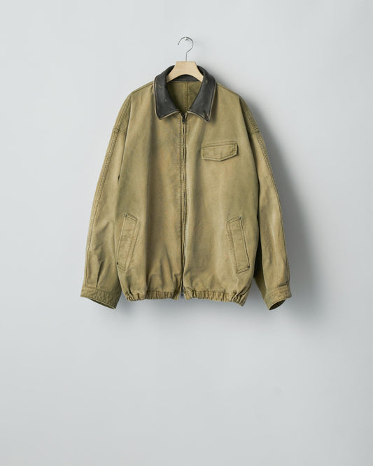 SULFER DYED WHIP CORD VINTAGE ZIP JACKET