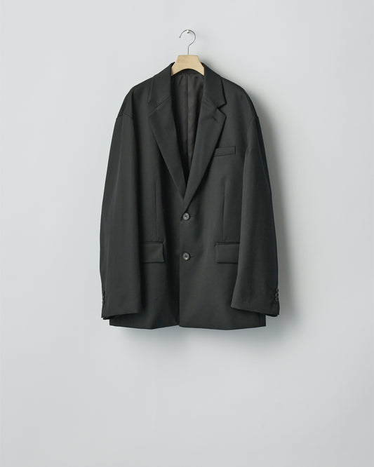OVERSIZED SINGLE BREASTED JACKET BLACK