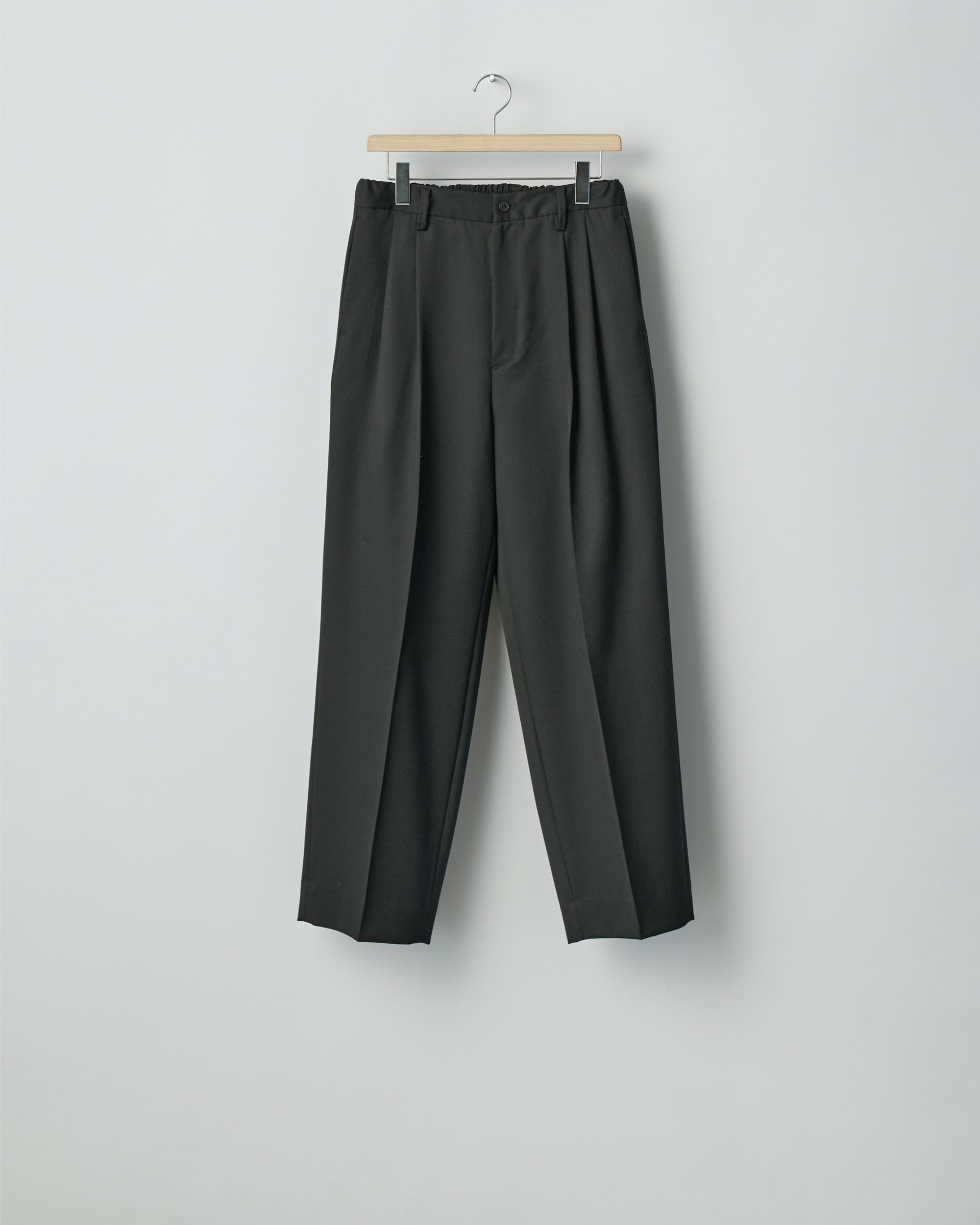 TWO TUCK EASY TROUSERS BLACK – TIME AFTER TIME
