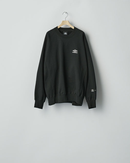 HIGH GAUGE COTTON SWEAT LS  BLACK