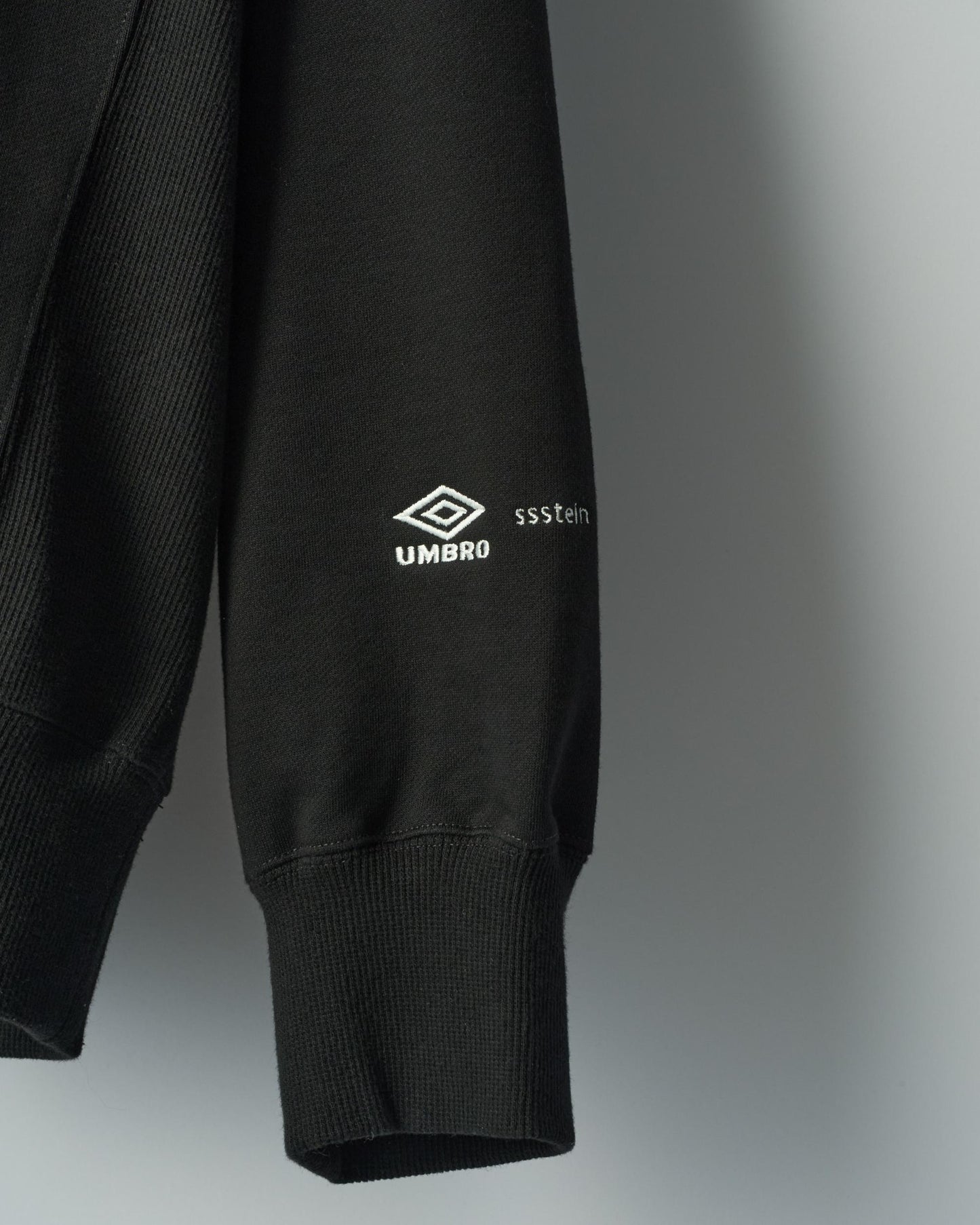 HIGH GAUGE COTTON SWEAT LS  BLACK