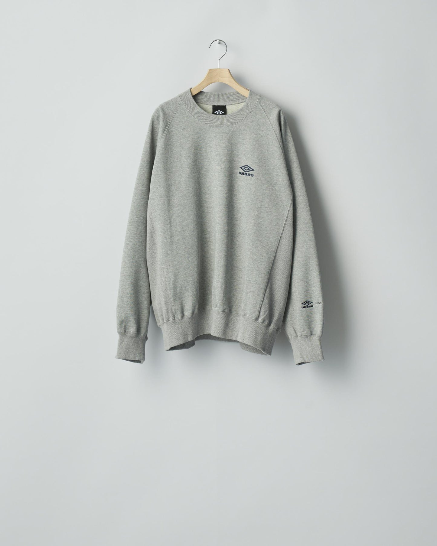 HIGH GAUGE COTTON SWEAT LS  GREY