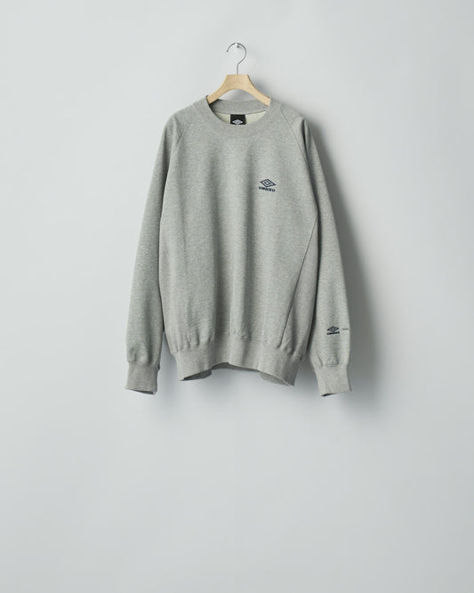 HIGH GAUGE COTTON SWEAT LS  GREY