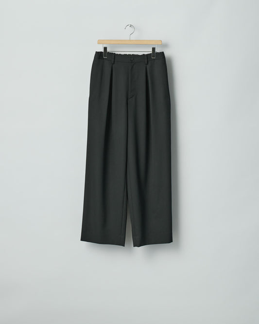 EASY WIDE TROUSERS BLACK