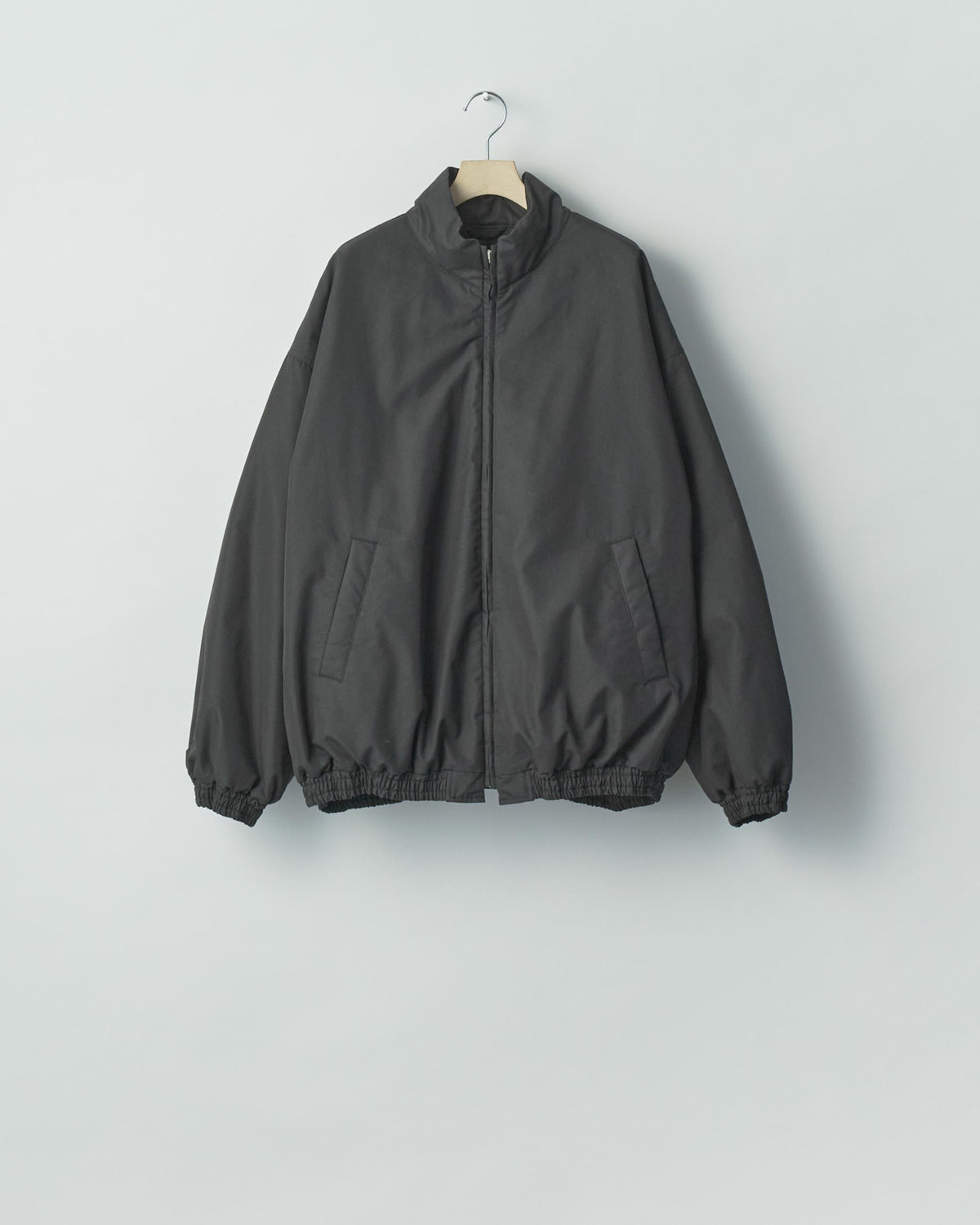 WINDPROOF COTTON PADDED JACKET  BLACK