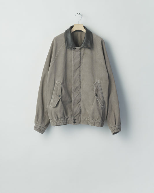 VINTAGE CORDUROY ZIP JACKET  TAUPE