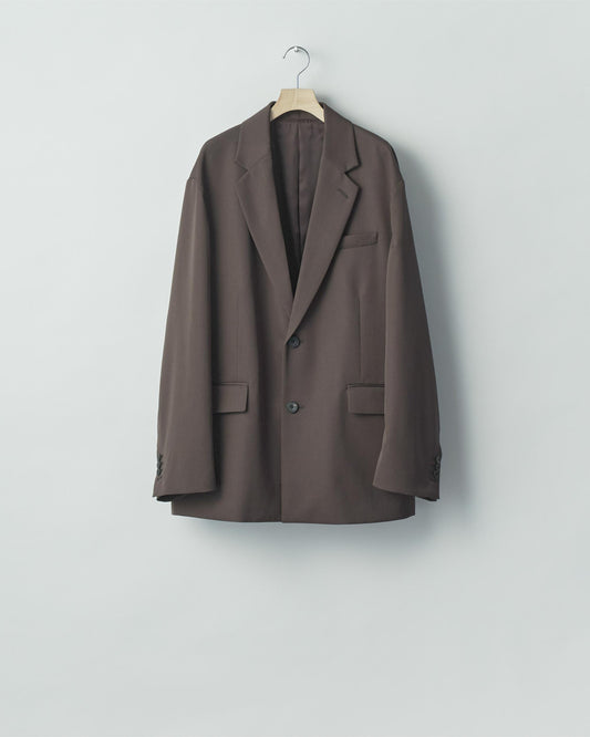OVERSIZED SINGLE BREASTED JACKET GREY KHAKI
