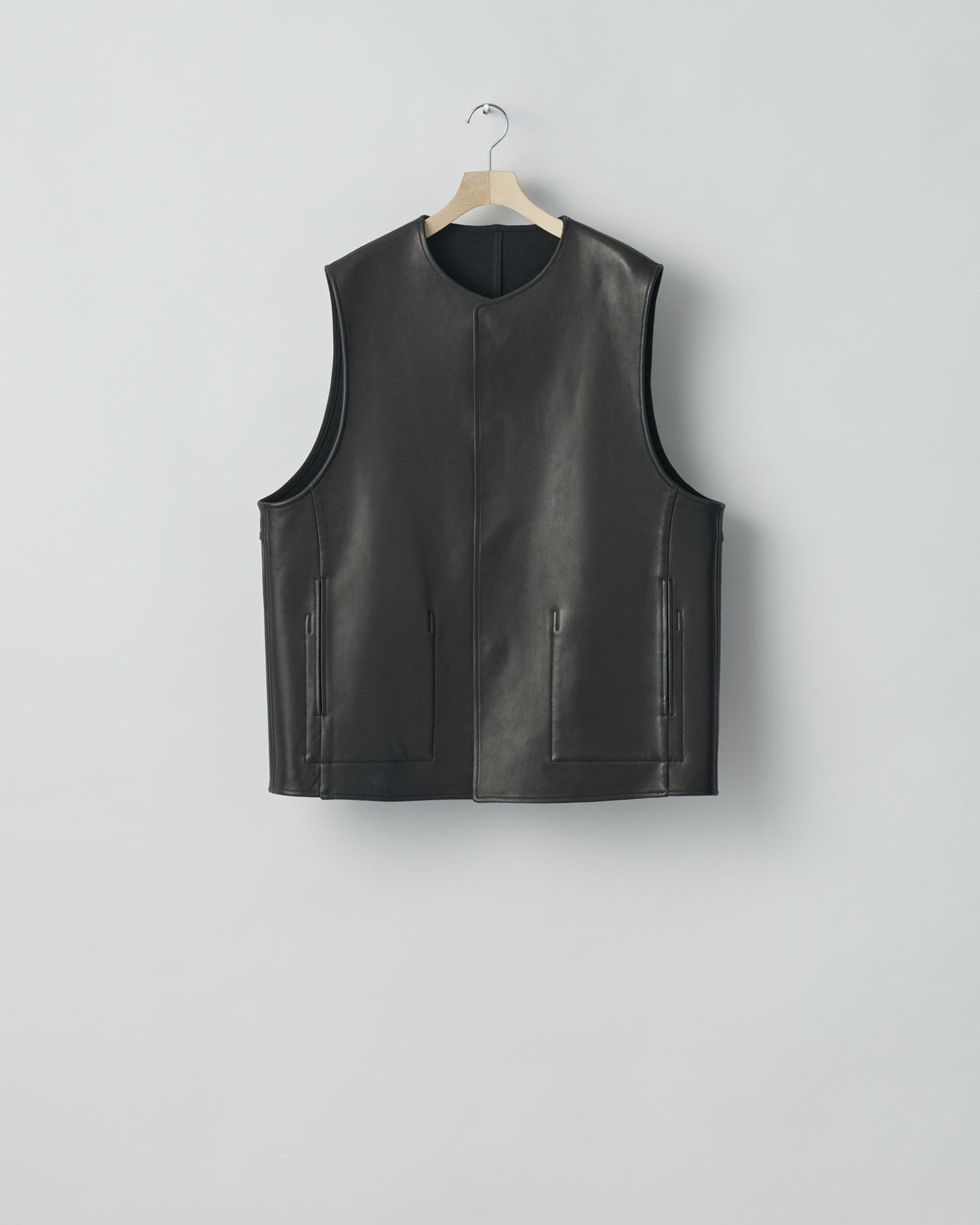 BONDED LEATHER VEST