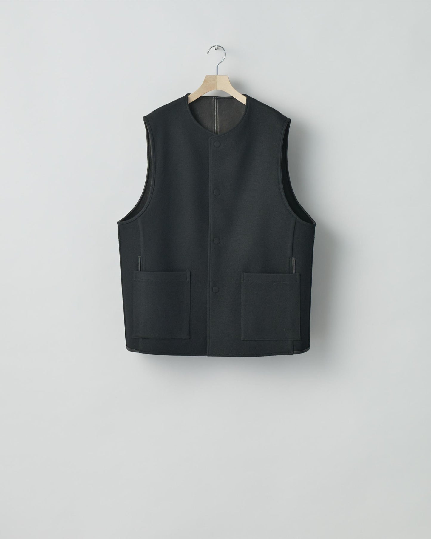 BONDED LEATHER VEST