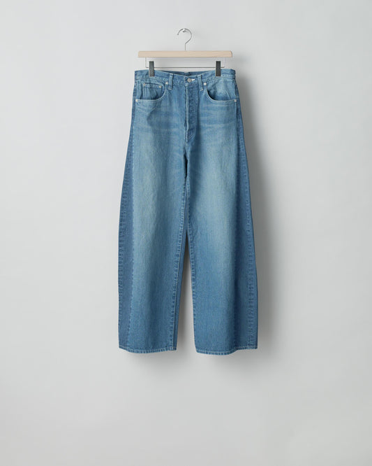 DEFORMATION WIDE DENIM JEANS INDIGO