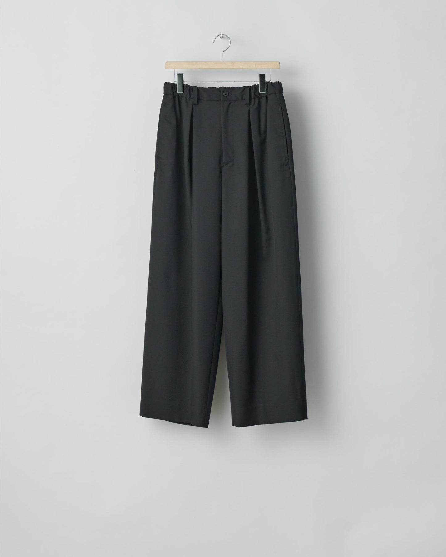 EASY WIDE TROUSERS BLACK