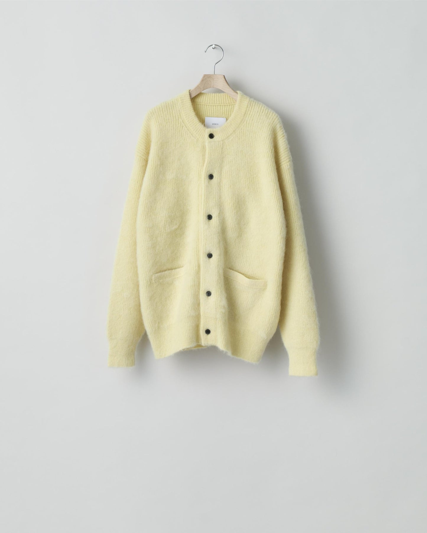 KID MOHAIR KNIT CARDIGAN  CREAM