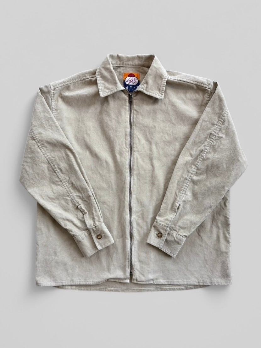 CORDUROY ZIP UP SHIRT