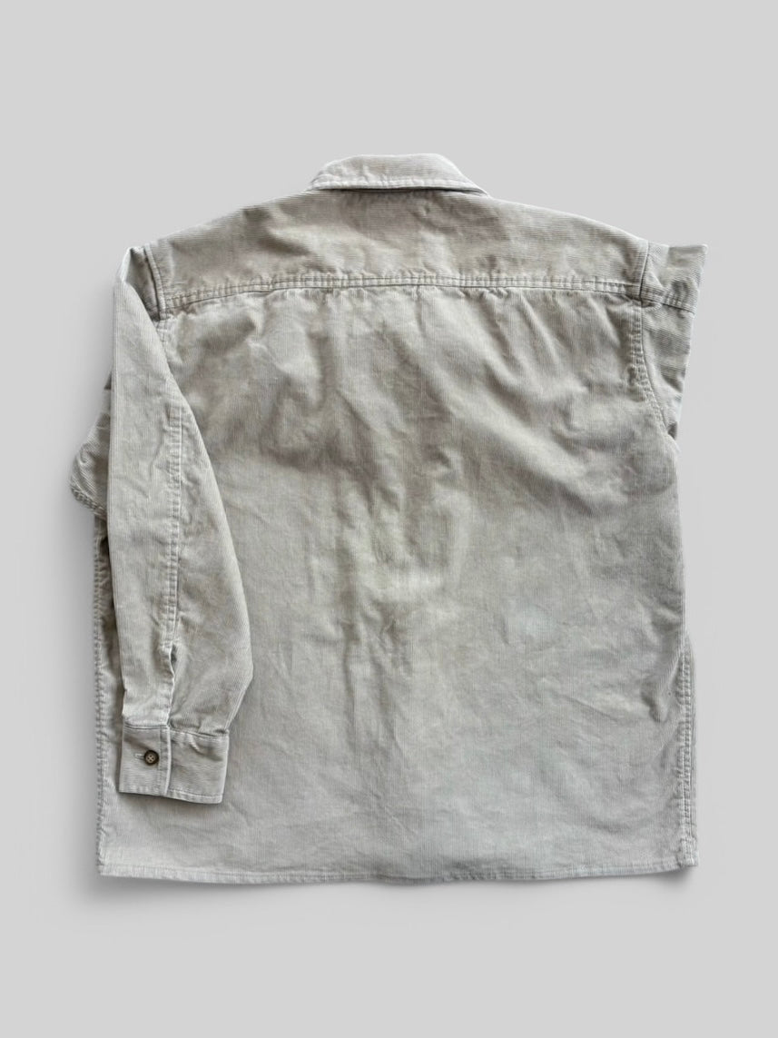 CORDUROY ZIP UP SHIRT