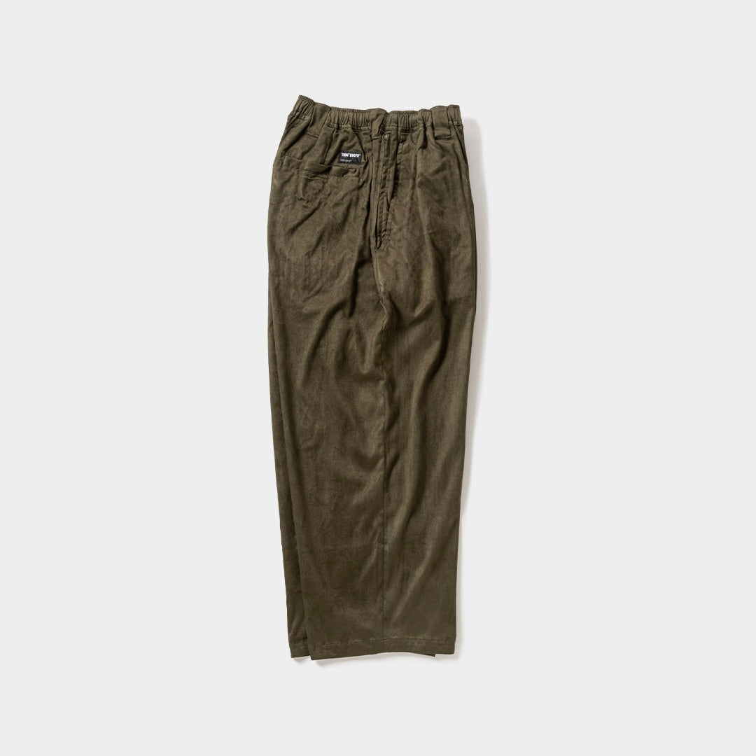 SUEDE BAGGY PANTS