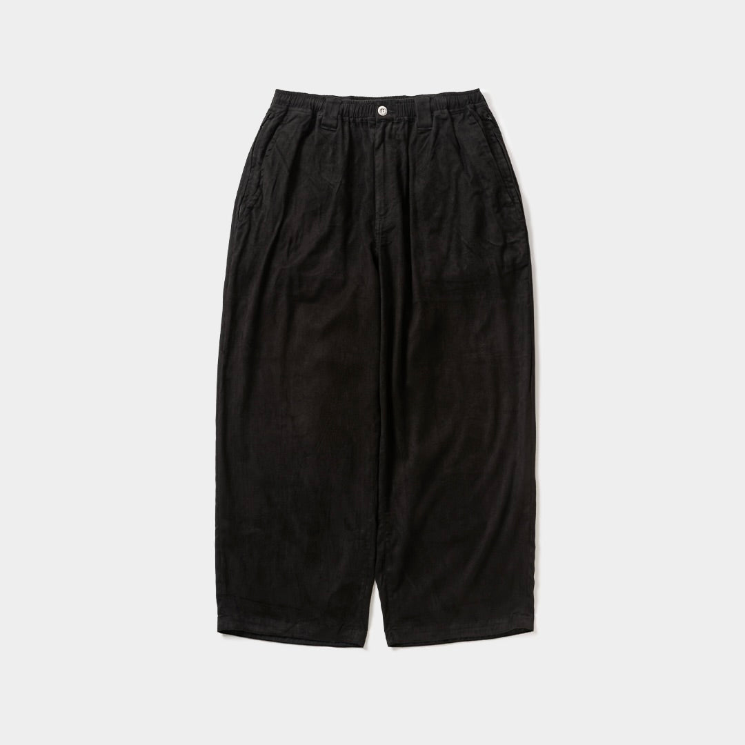 SUEDE BAGGY PANTS