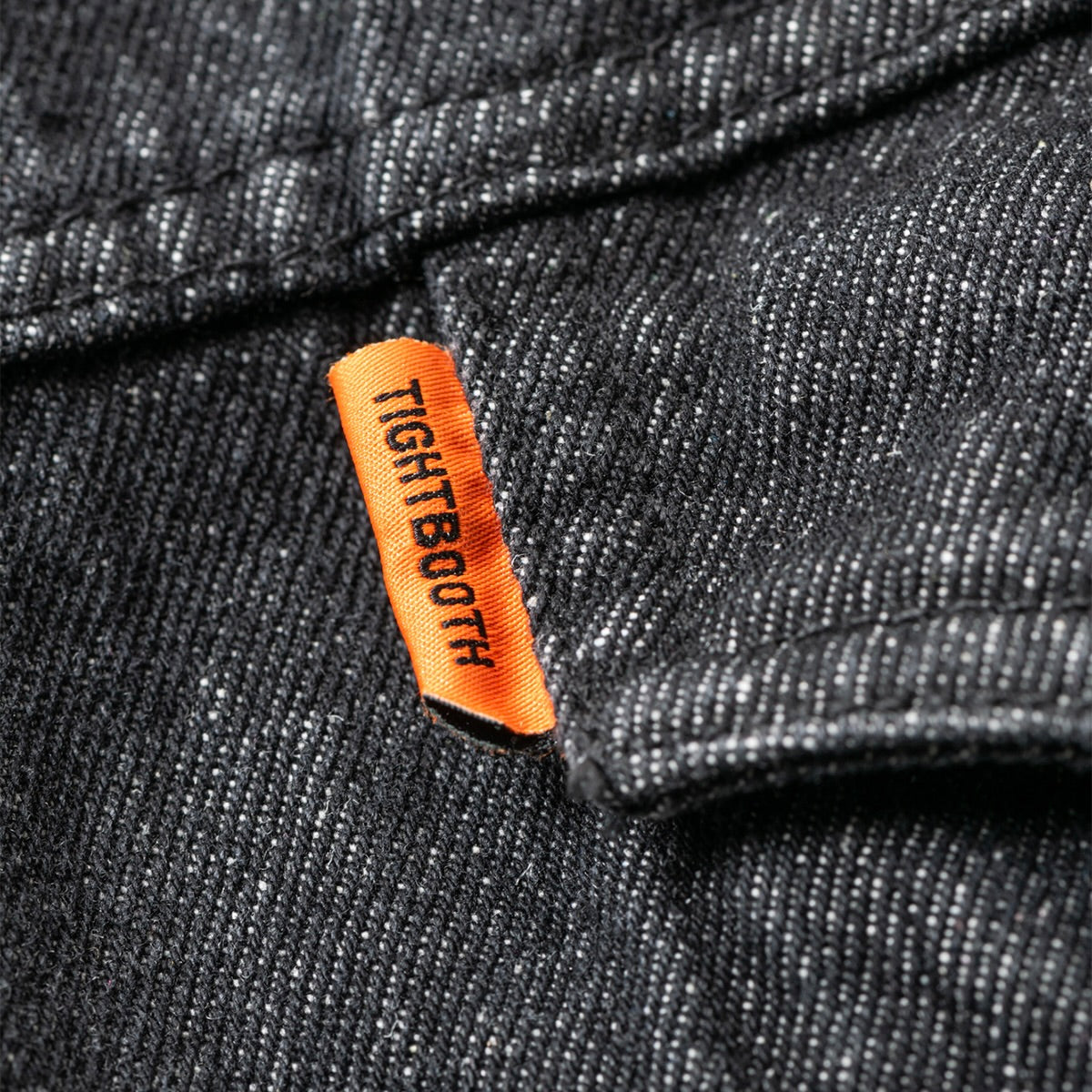 LABEL LOGO DENIM JACKET