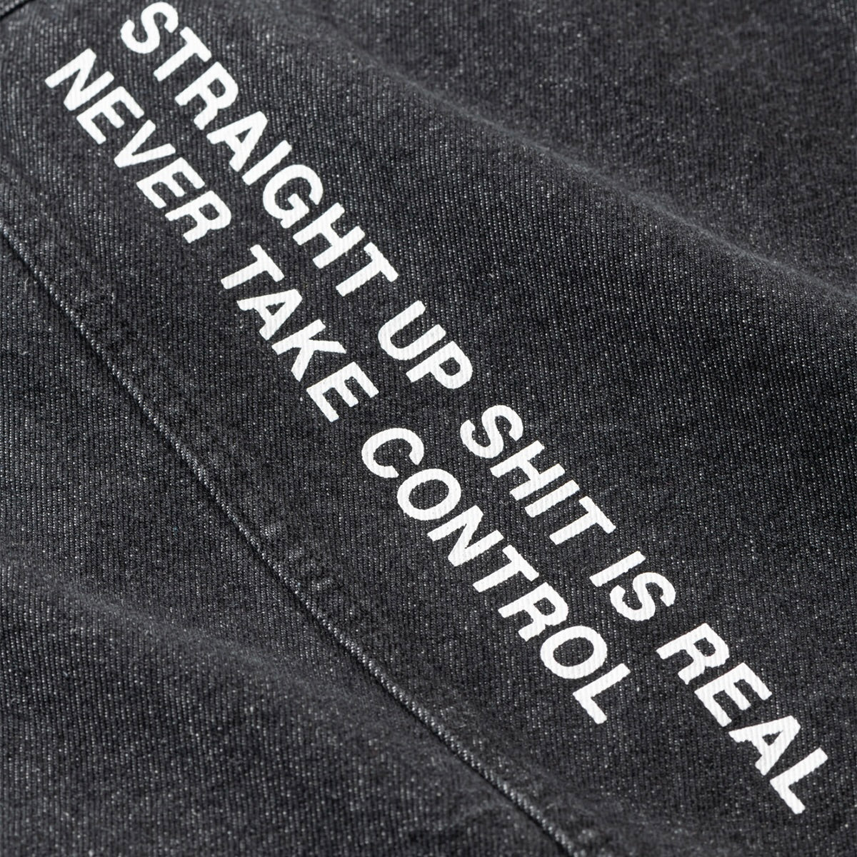 LABEL LOGO DENIM JACKET