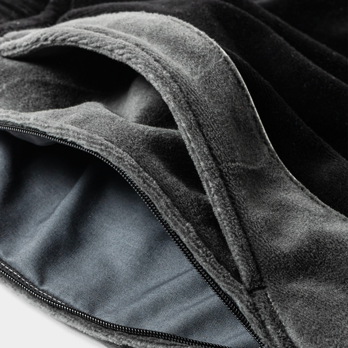 VELOUR PIPING BALLOON PANTS