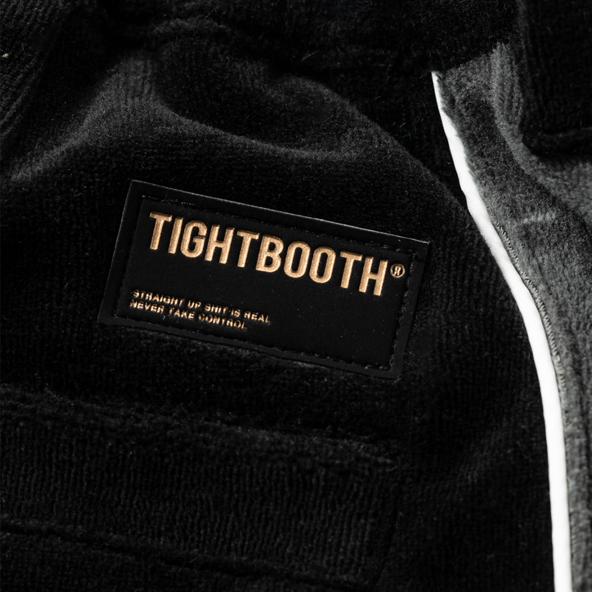 VELOUR PIPING BALLOON PANTS