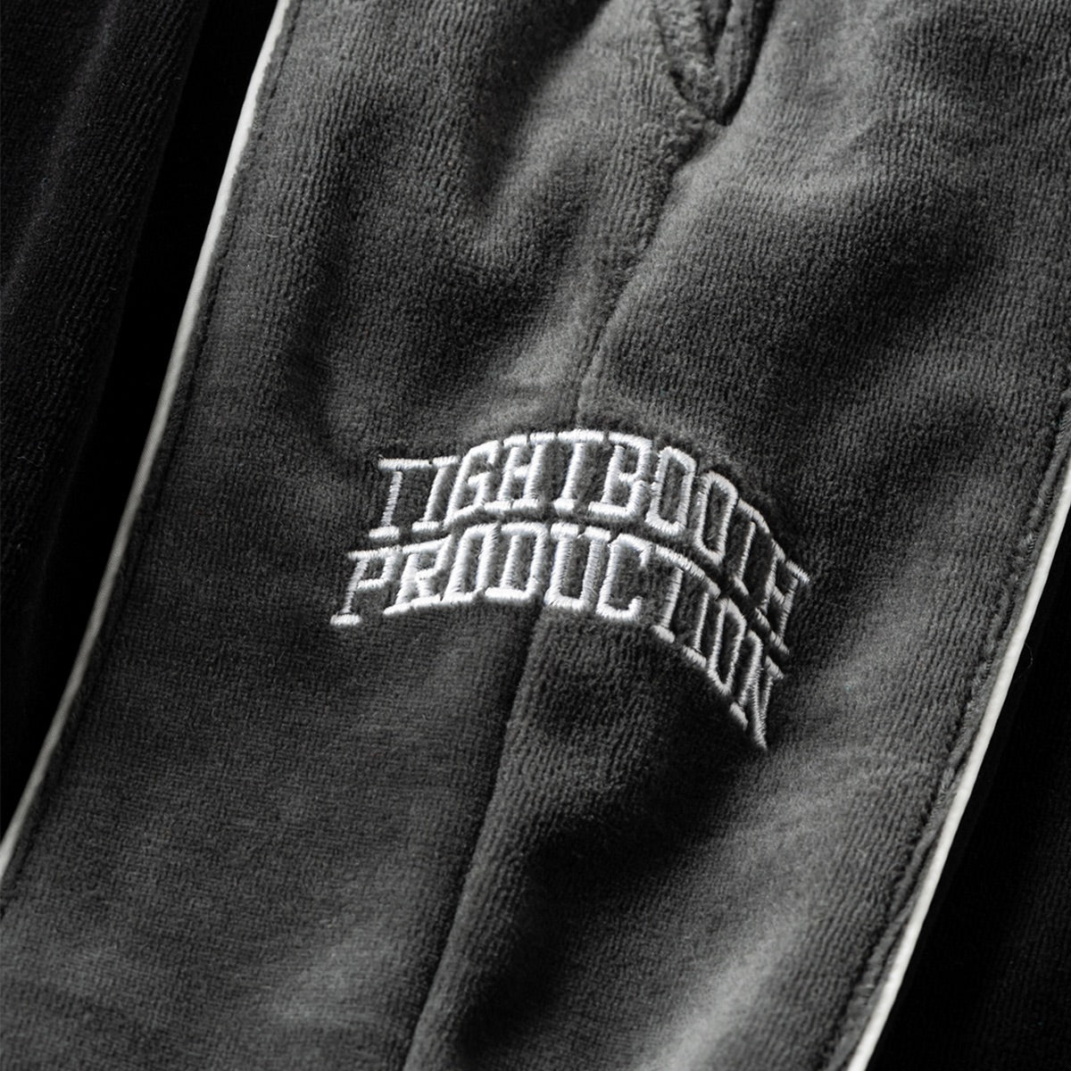 VELOUR PIPING BALLOON PANTS