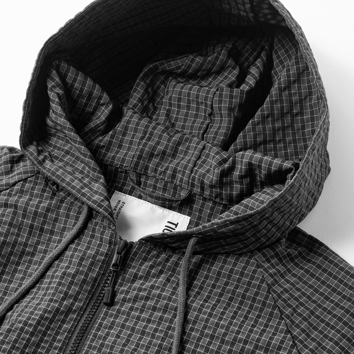 RIPPLE PLAID ANORAK