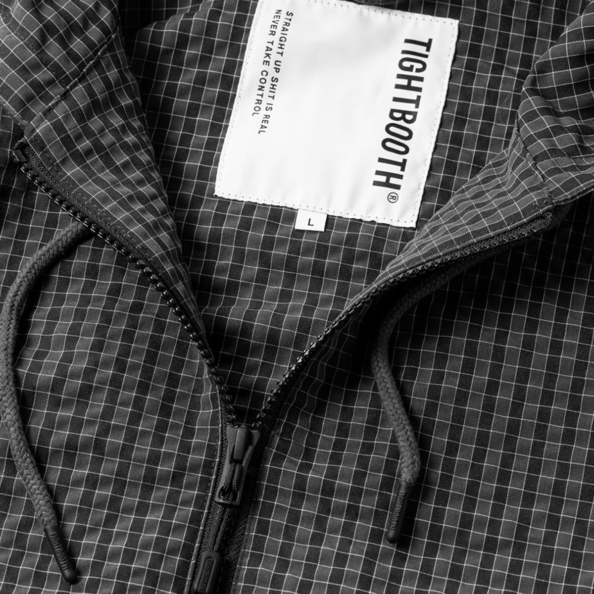 RIPPLE PLAID ANORAK
