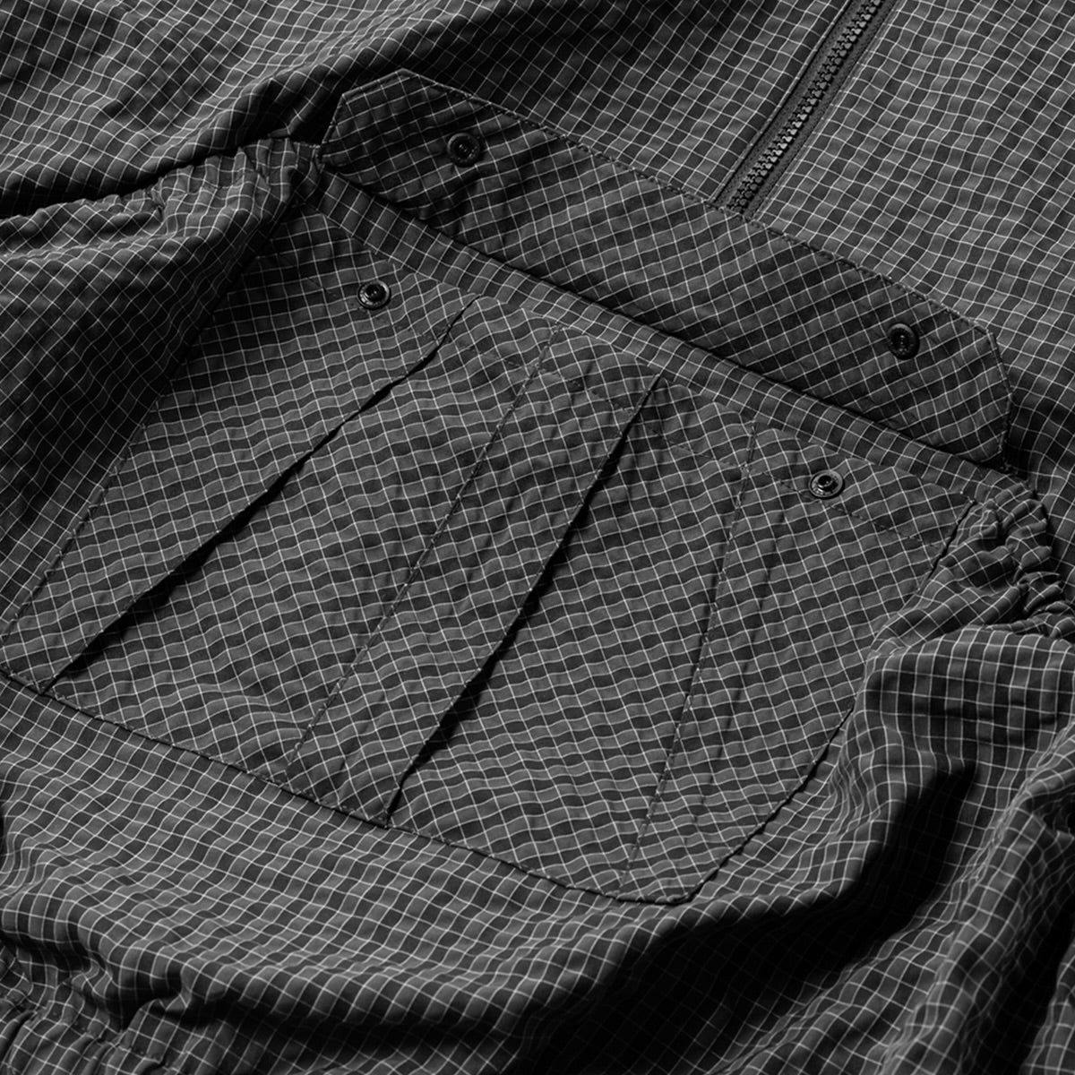 RIPPLE PLAID ANORAK