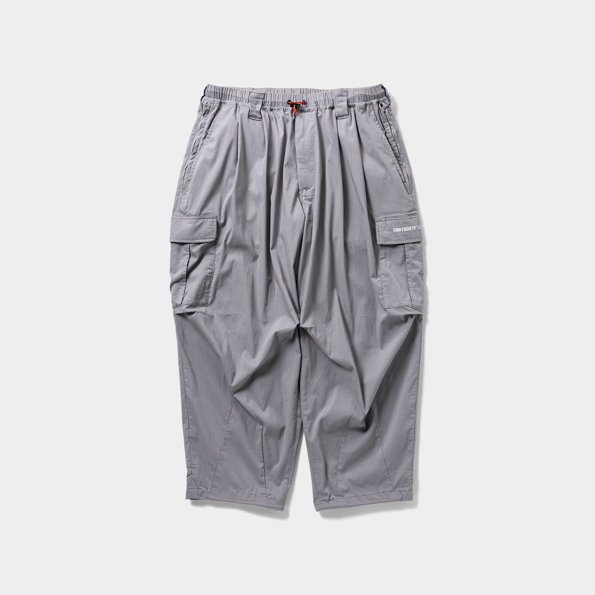 SEERSUCKER CARGO BALLOON PANTS