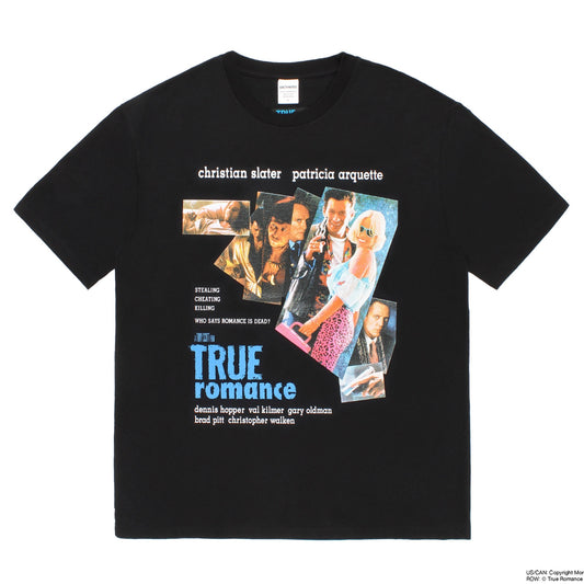 TRUE ROMANCE / WASHED HEAVY WEIGHT CREW NECK T-SHIRT ( TYPE-1 )