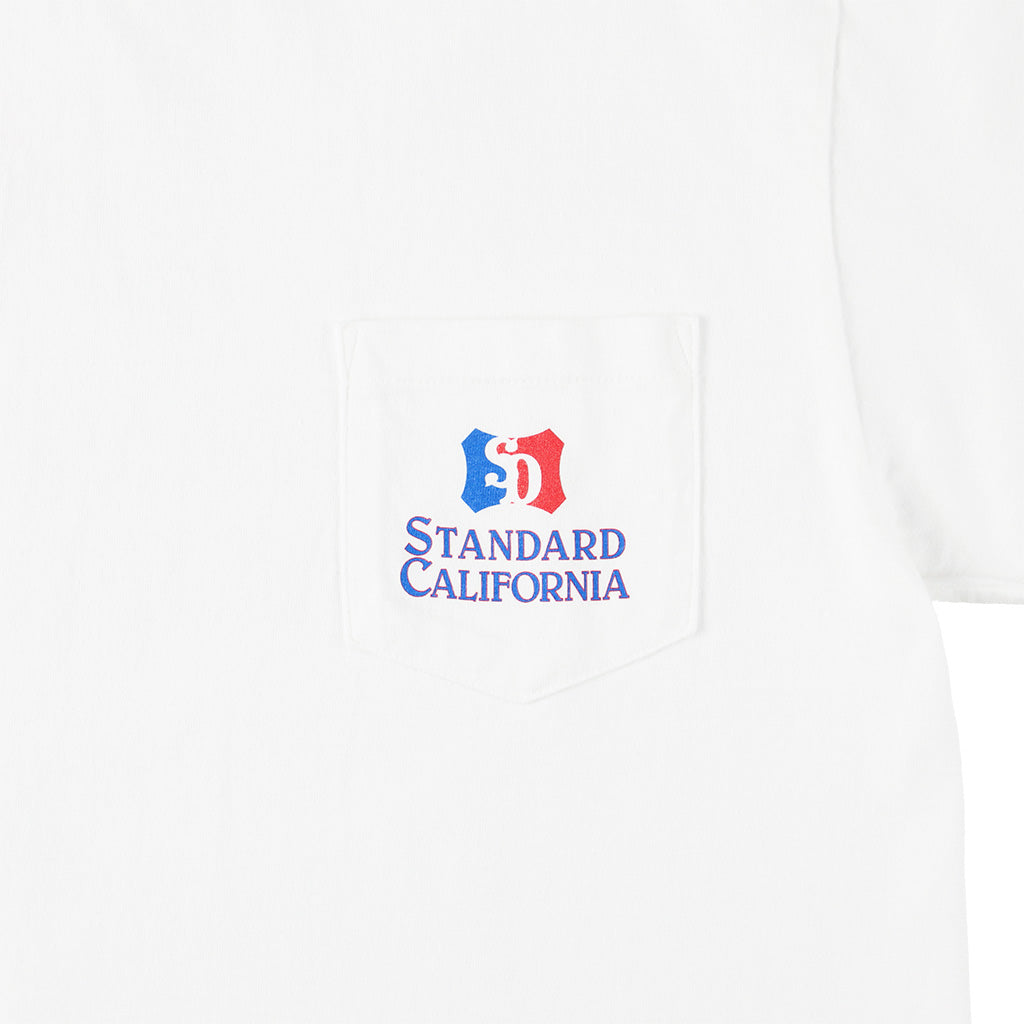 SD Heavyweight Shield Logo Pocket T サイズM Standard California Heavyweight Shield Logo Pocket T