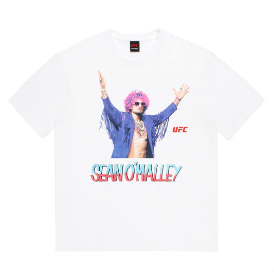 UFC / WASHED HEAVY WEIGHT CREW NECK T-SHIRT ( TYPE-4 )