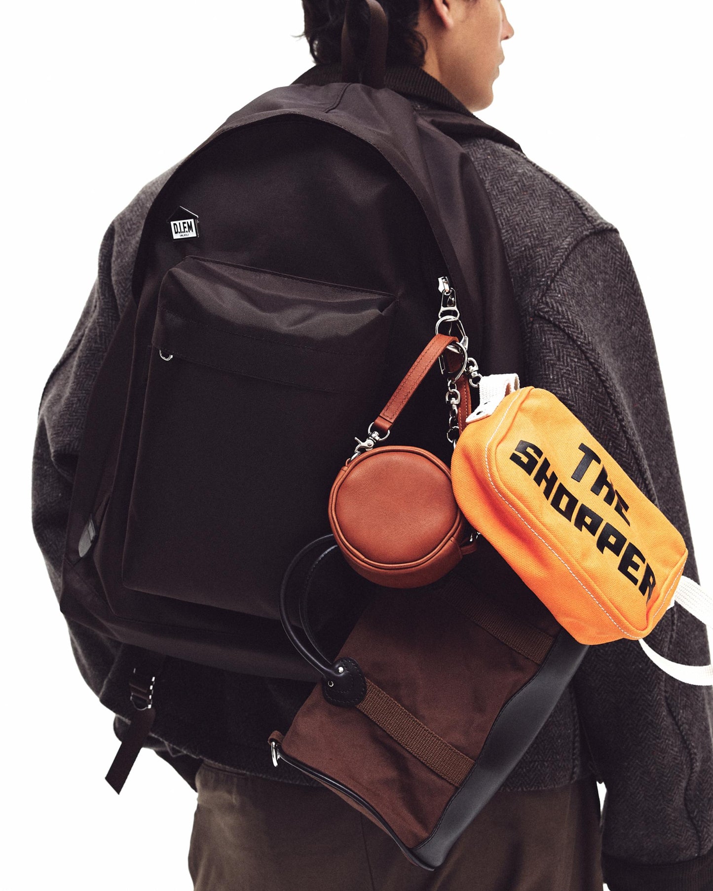 Unlikely "Miniature" Messenger Bag  ORANGE
