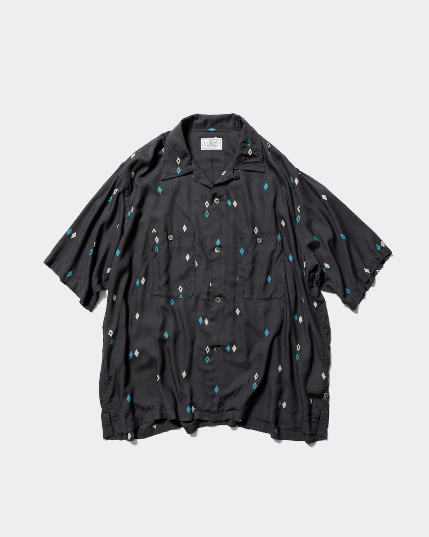 Unlikely Rayon Shirts S/S Argyle Charcoal