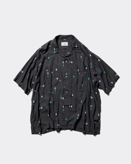 Unlikely Rayon Shirts S/S Argyle Charcoal