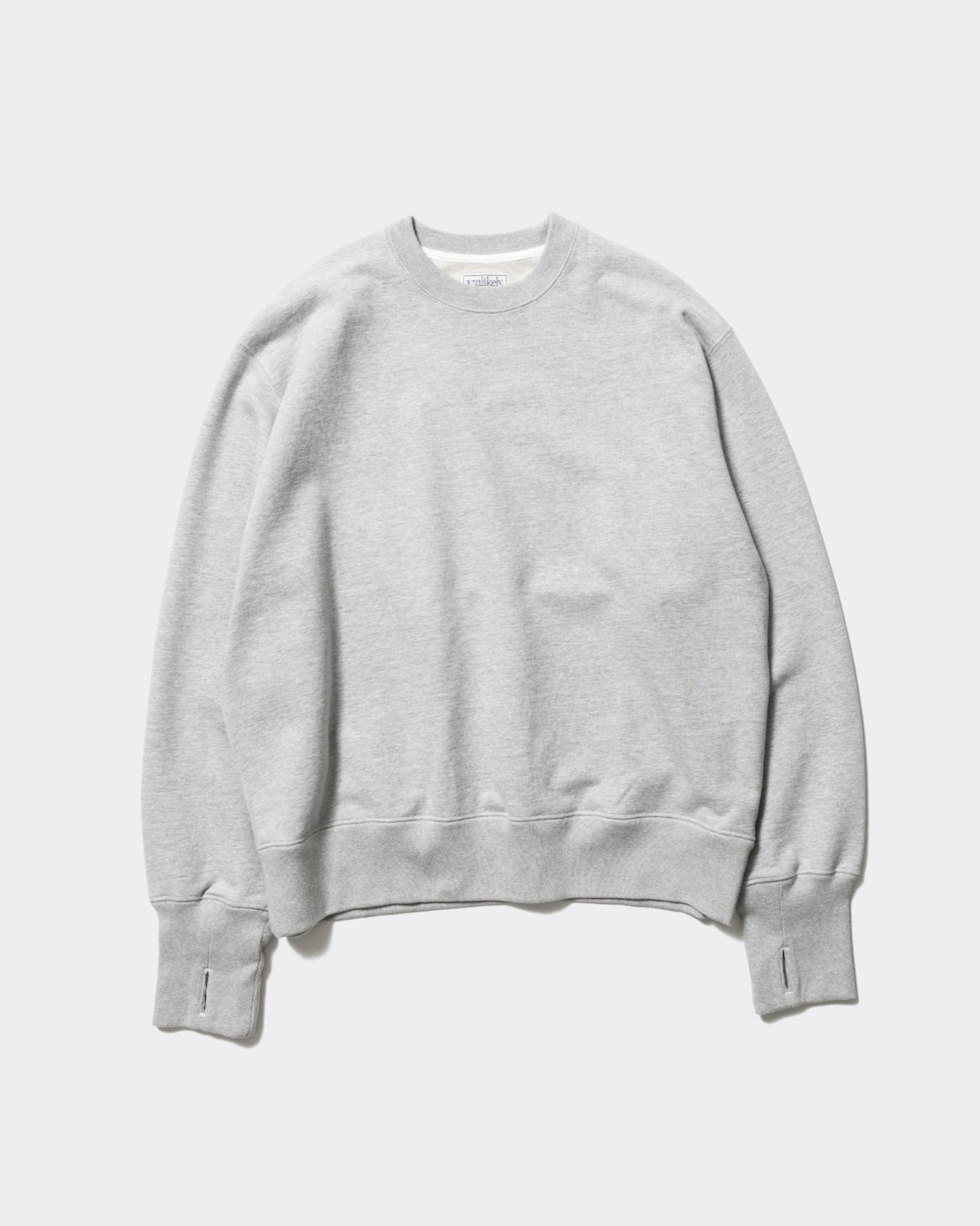 Unlikely Simple Sweat Crew "MUSTANGS"  GRAY