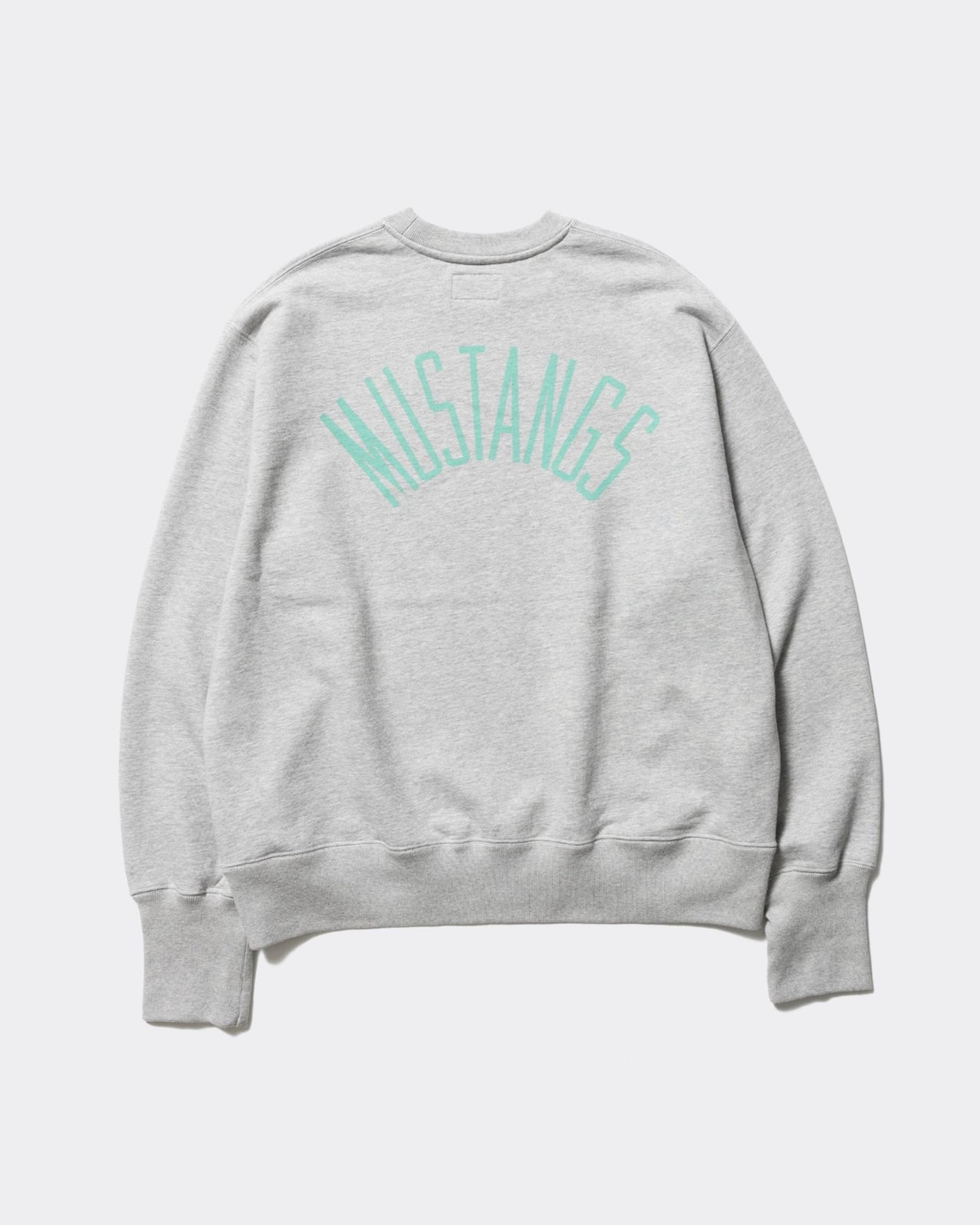 Unlikely Simple Sweat Crew "MUSTANGS"  GRAY