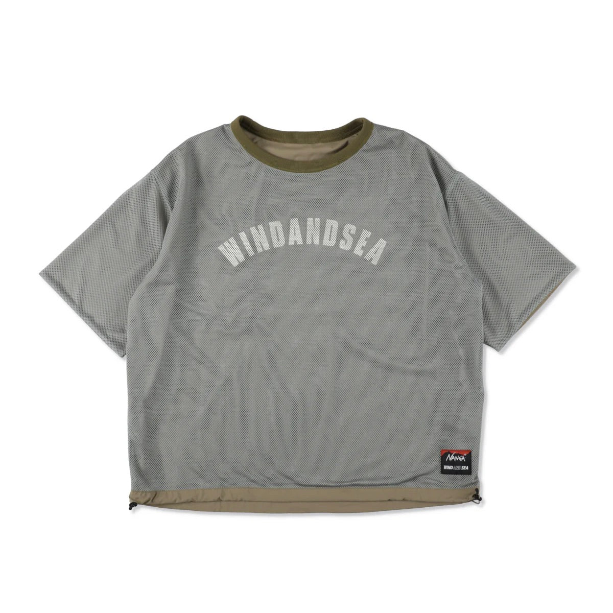 NANGA x WDS PHANTOM GRID REVERSIBLE TEE