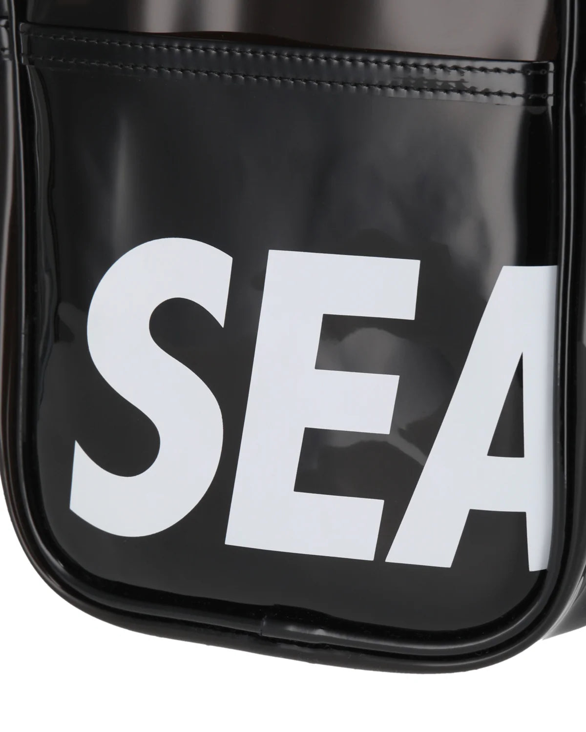 CLEAR LOGO SHOULDER BAG