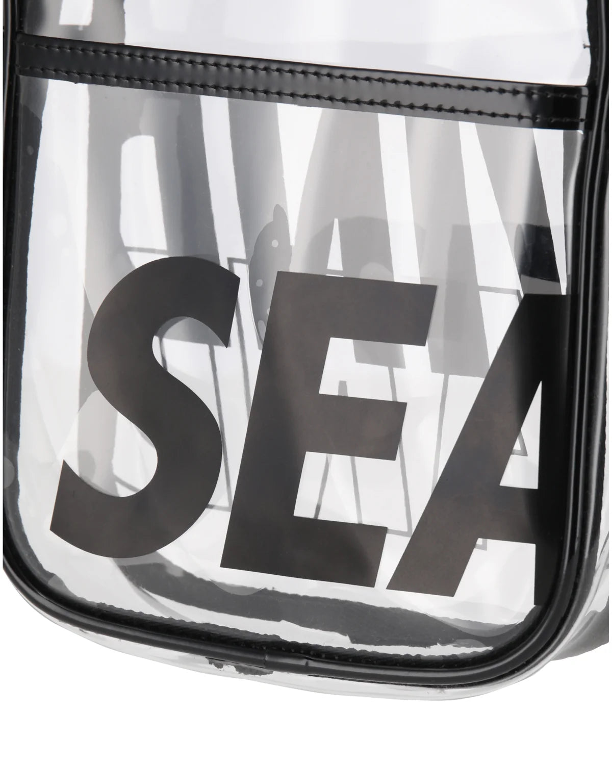 CLEAR LOGO SHOULDER BAG