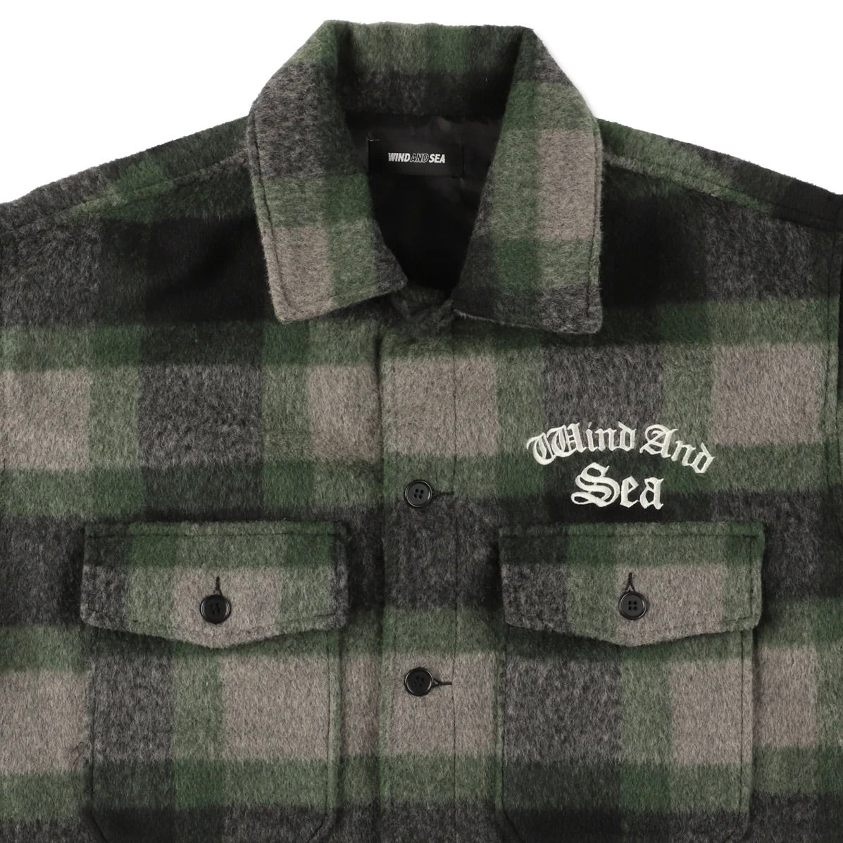 Shaggy Plaid Shirt Jacket