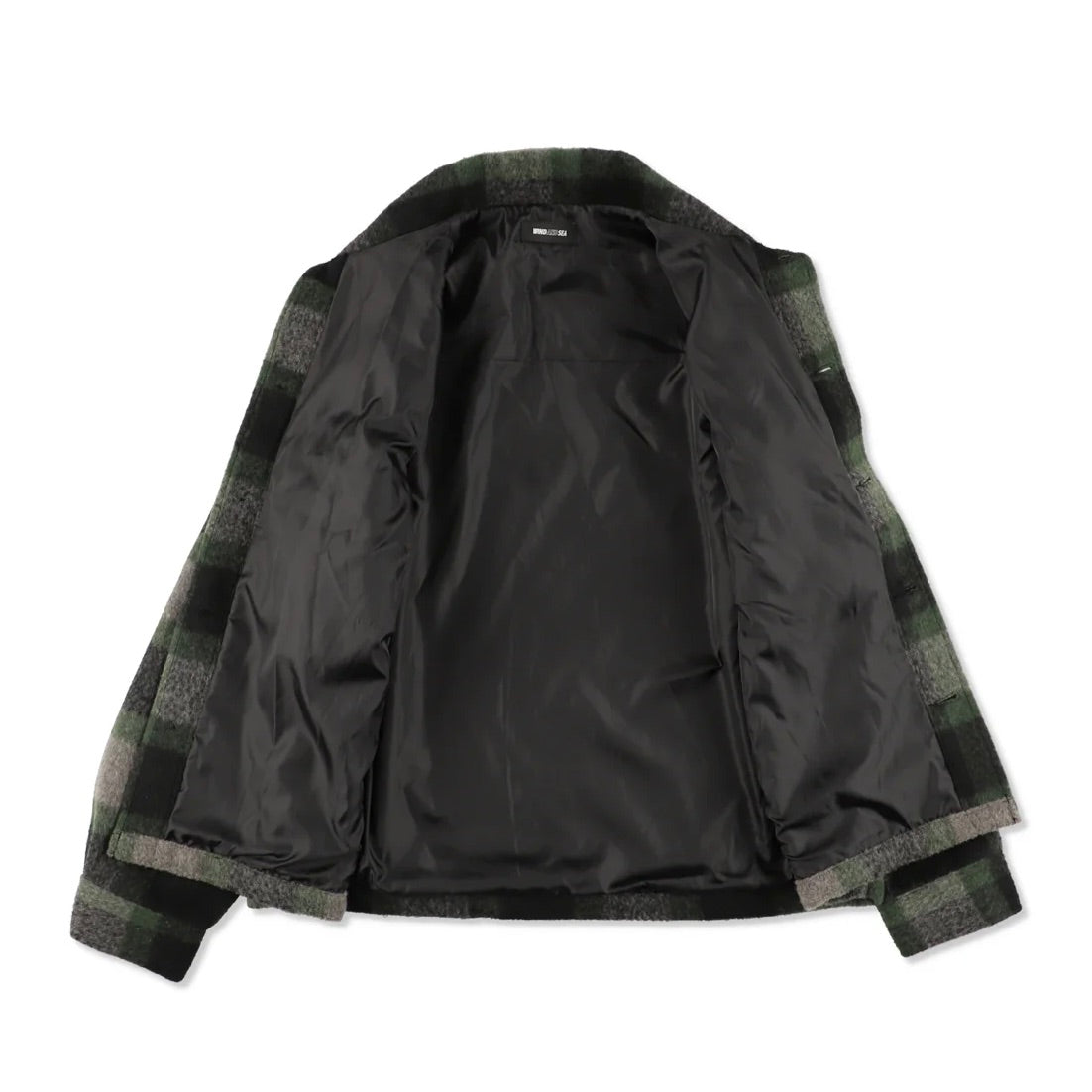 Shaggy Plaid Shirt Jacket