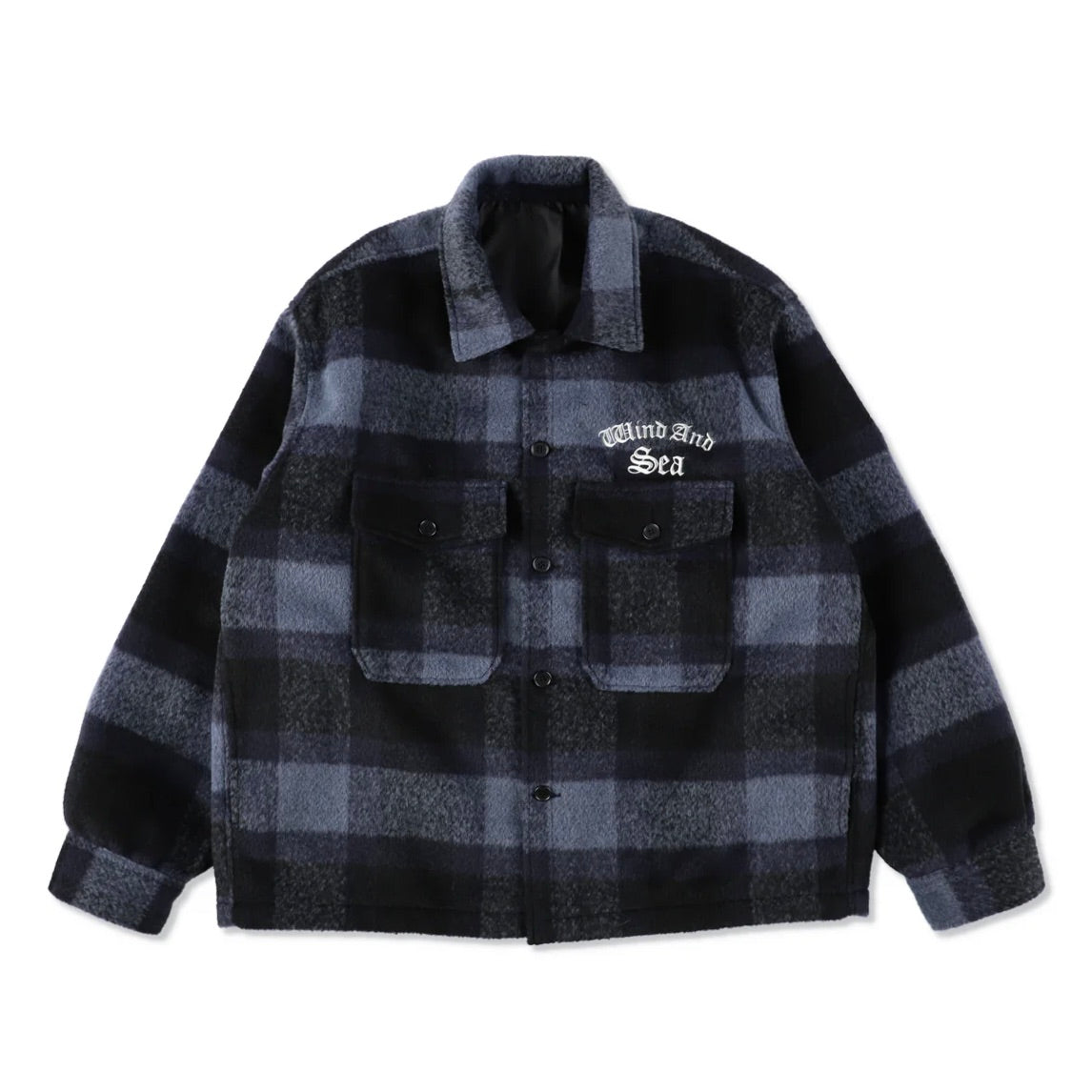 Shaggy Plaid Shirt Jacket