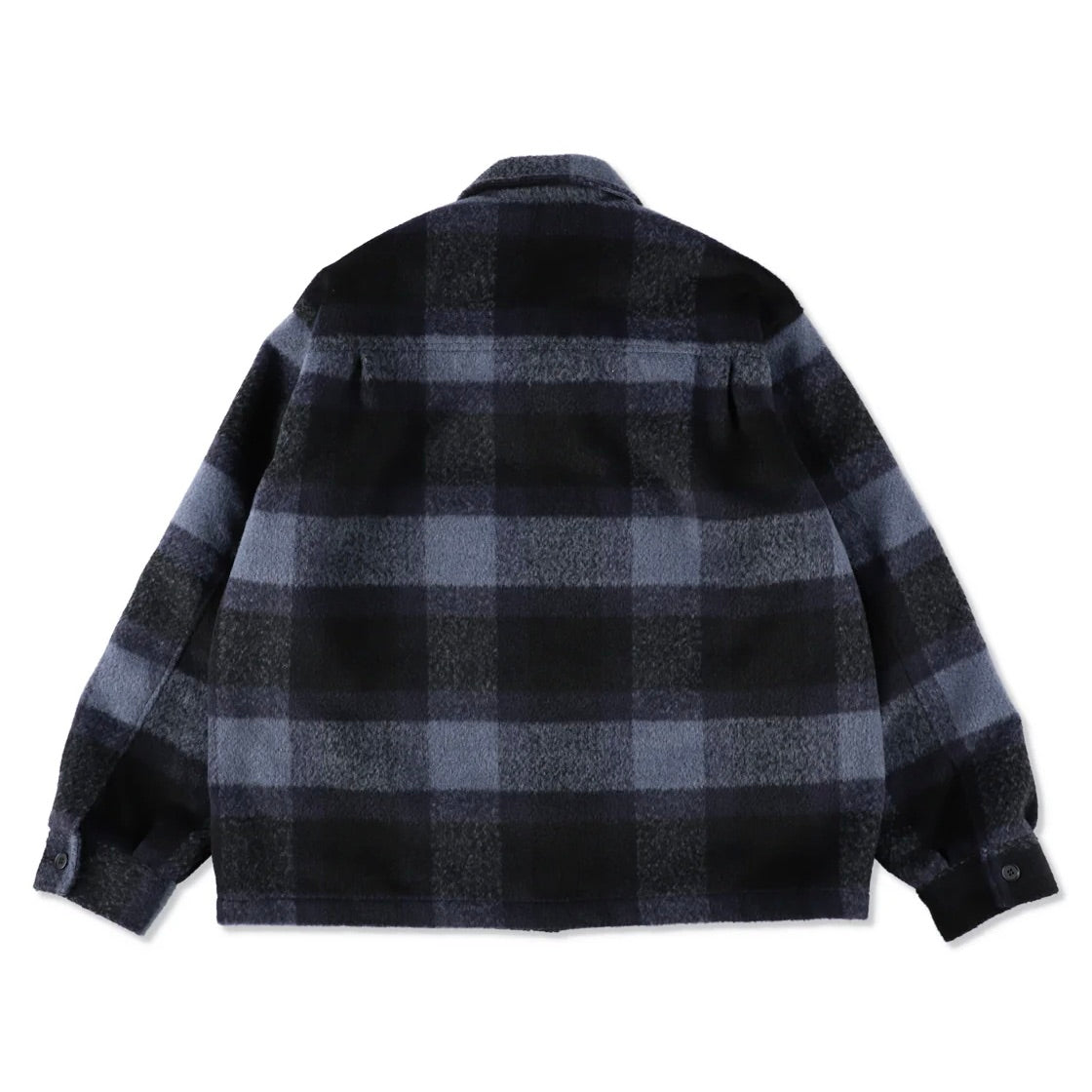 Shaggy Plaid Shirt Jacket – TIME AFTER TIME