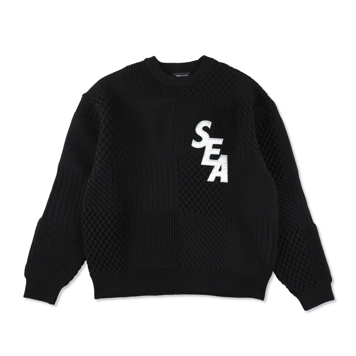 Patchwork Knit Sweater